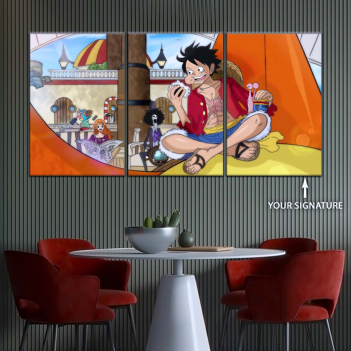 One Piece Wall Art - OP5064 - Nami - Brook - Monkey D. Luffy - Tony Tony Chopper - Sanji - One Piece Poster - One Piece Canvas