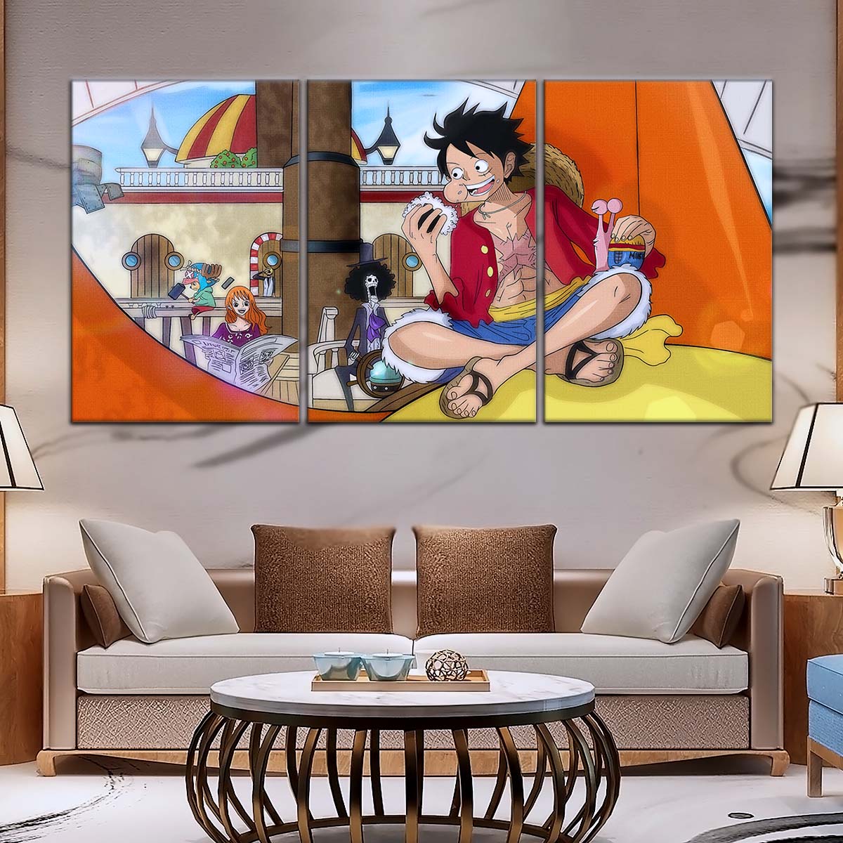 One Piece Wall Art - OP5064 - Nami - Brook - Monkey D. Luffy - Tony Tony Chopper - Sanji - One Piece Poster - One Piece Canvas