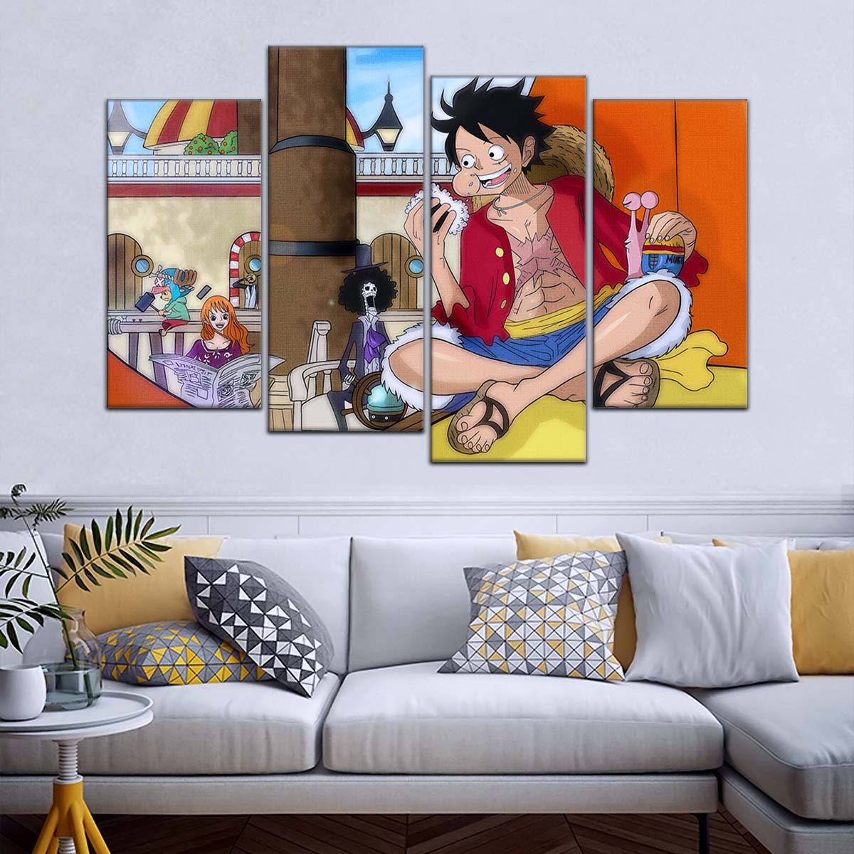 One Piece Wall Art - OP5064 - Nami - Brook - Monkey D. Luffy - Tony Tony Chopper - Sanji - One Piece Poster - One Piece Canvas