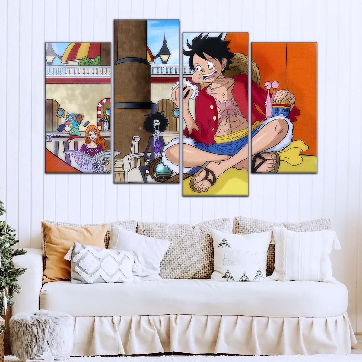 One Piece Wall Art - OP5064 - Nami - Brook - Monkey D. Luffy - Tony Tony Chopper - Sanji - One Piece Poster - One Piece Canvas