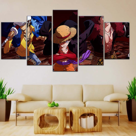 One Piece Wall Art - OP5066 - Monkey D. Luffy - Trafalgar Law - Eustass Kid - One Piece Poster - One Piece Canvas