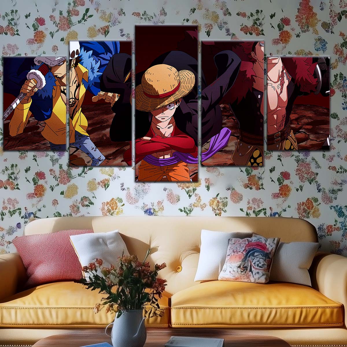 One Piece Wall Art - OP5066 - Monkey D. Luffy - Trafalgar Law - Eustass Kid - One Piece Poster - One Piece Canvas