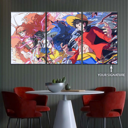 One Piece Wall Art - OP5068 - Monkey D. Luffy - Trafalgar Law - Eustass Kid - One Piece Poster - One Piece Canvas