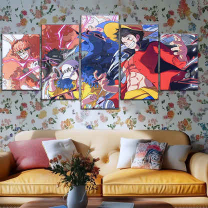 One Piece Wall Art - OP5068 - Monkey D. Luffy - Trafalgar Law - Eustass Kid - One Piece Poster - One Piece Canvas