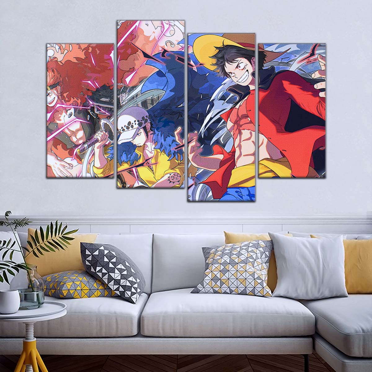 One Piece Wall Art - OP5068 - Monkey D. Luffy - Trafalgar Law - Eustass Kid - One Piece Poster - One Piece Canvas