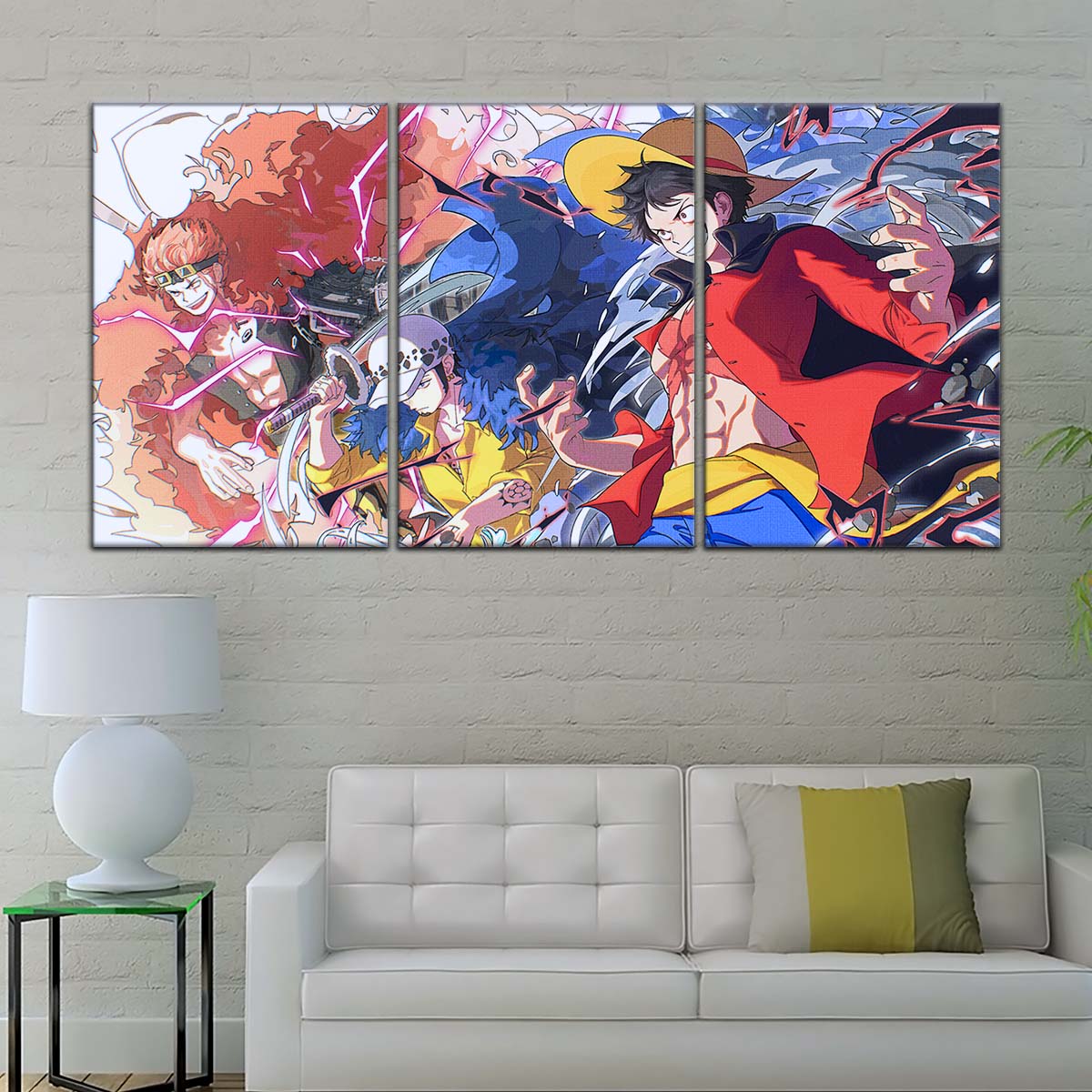 One Piece Wall Art - OP5068 - Monkey D. Luffy - Trafalgar Law - Eustass Kid - One Piece Poster - One Piece Canvas