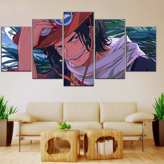 One Piece Wall Art - OP5075 - Portgas D. Ace - One Piece Poster - One Piece Canvas