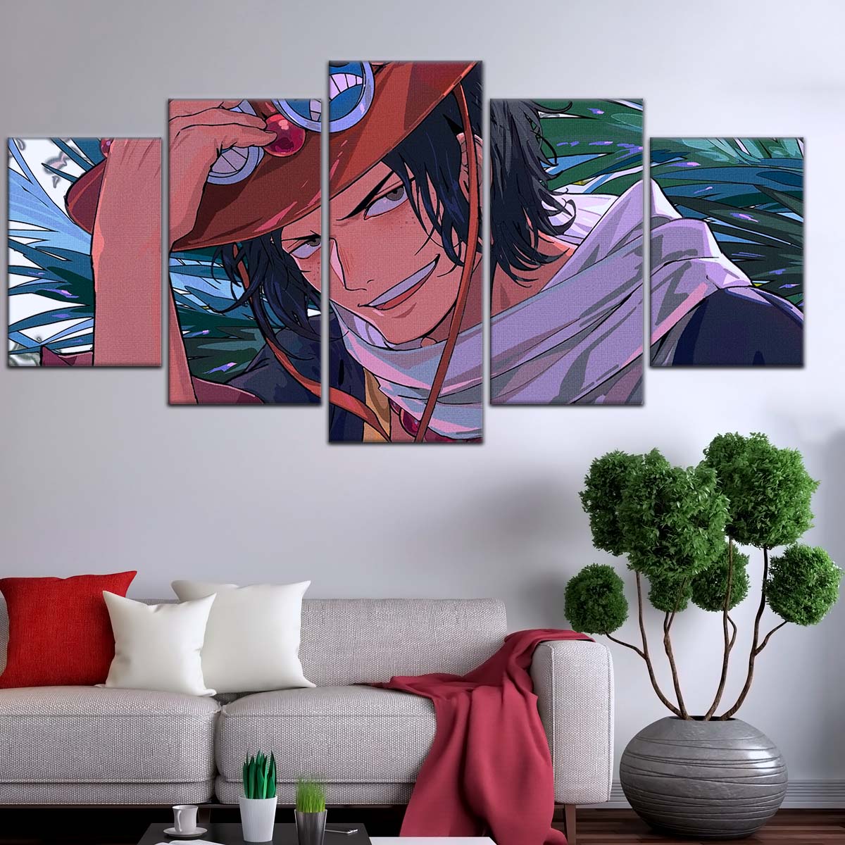One Piece Wall Art - OP5075 - Portgas D. Ace - One Piece Poster - One Piece Canvas