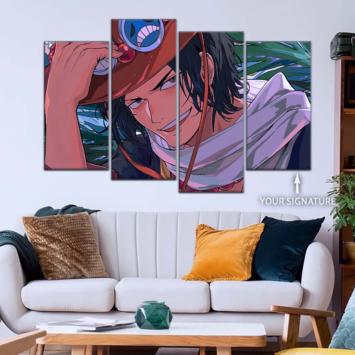 One Piece Wall Art - OP5075 - Portgas D. Ace - One Piece Poster - One Piece Canvas