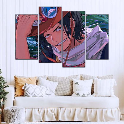 One Piece Wall Art - OP5075 - Portgas D. Ace - One Piece Poster - One Piece Canvas