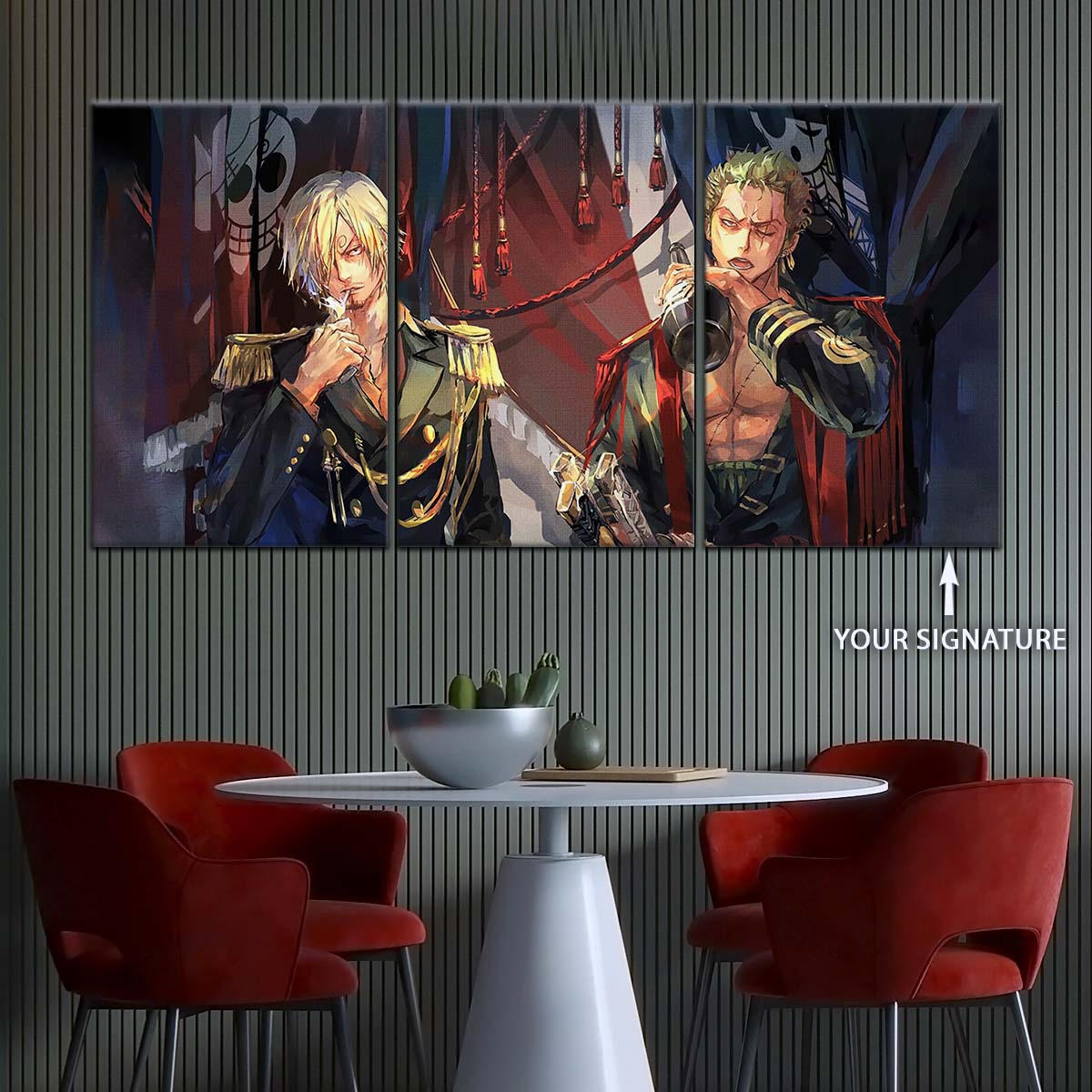 One Piece Wall Art - OP5078 - Roronoa Zoro - Sanji - One Piece Poster - One Piece Canvas