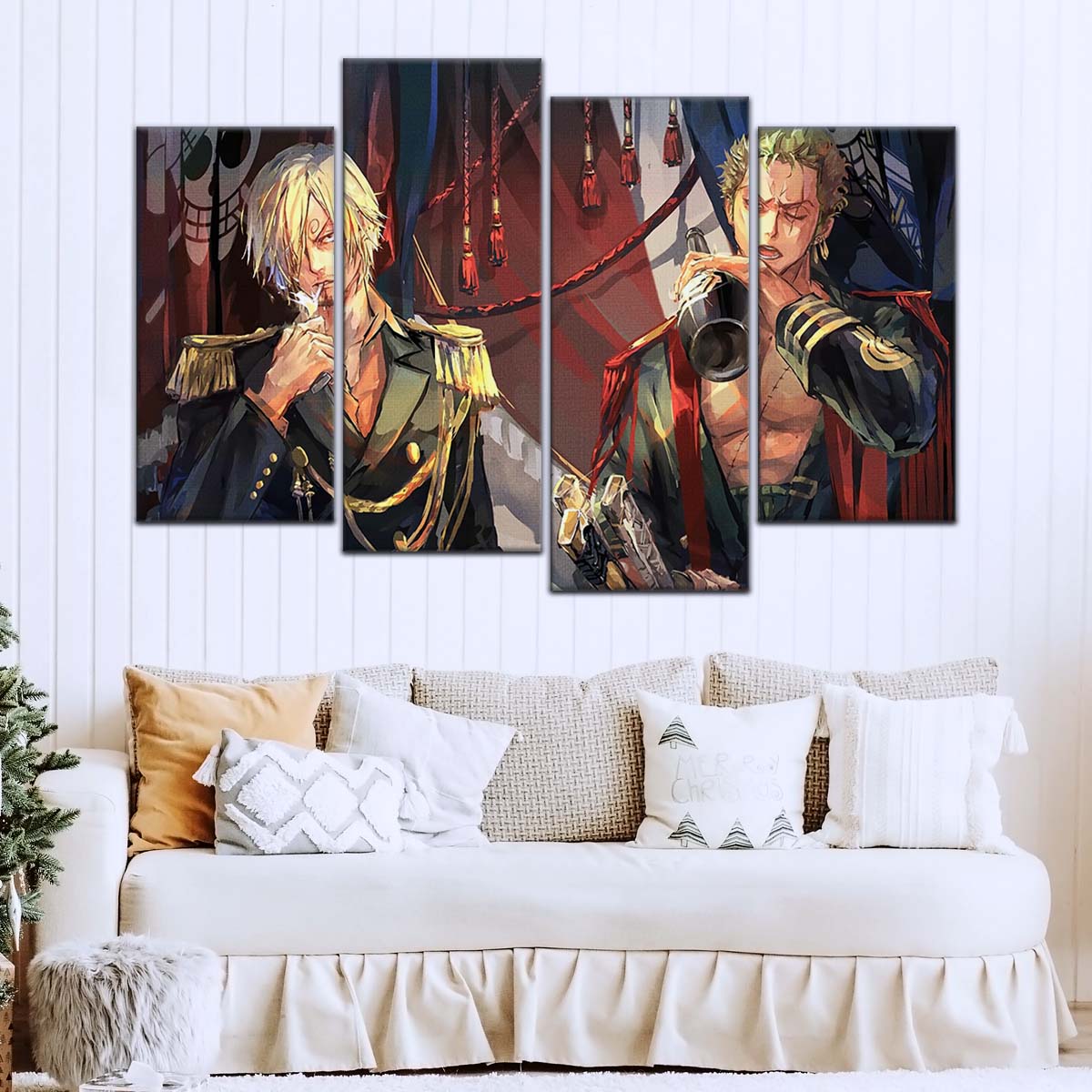 One Piece Wall Art - OP5078 - Roronoa Zoro - Sanji - One Piece Poster - One Piece Canvas