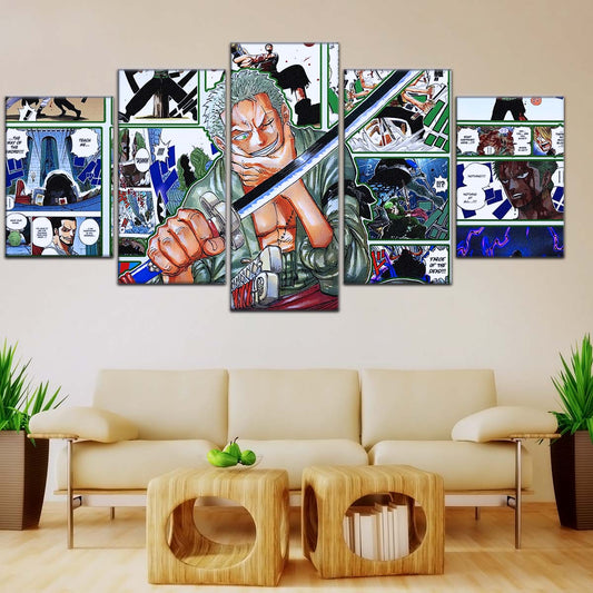 One Piece Wall Art - OP5080 - Roronoa Zoro - One Piece Poster - One Piece Canvas