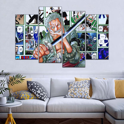 One Piece Wall Art - OP5080 - Roronoa Zoro - One Piece Poster - One Piece Canvas