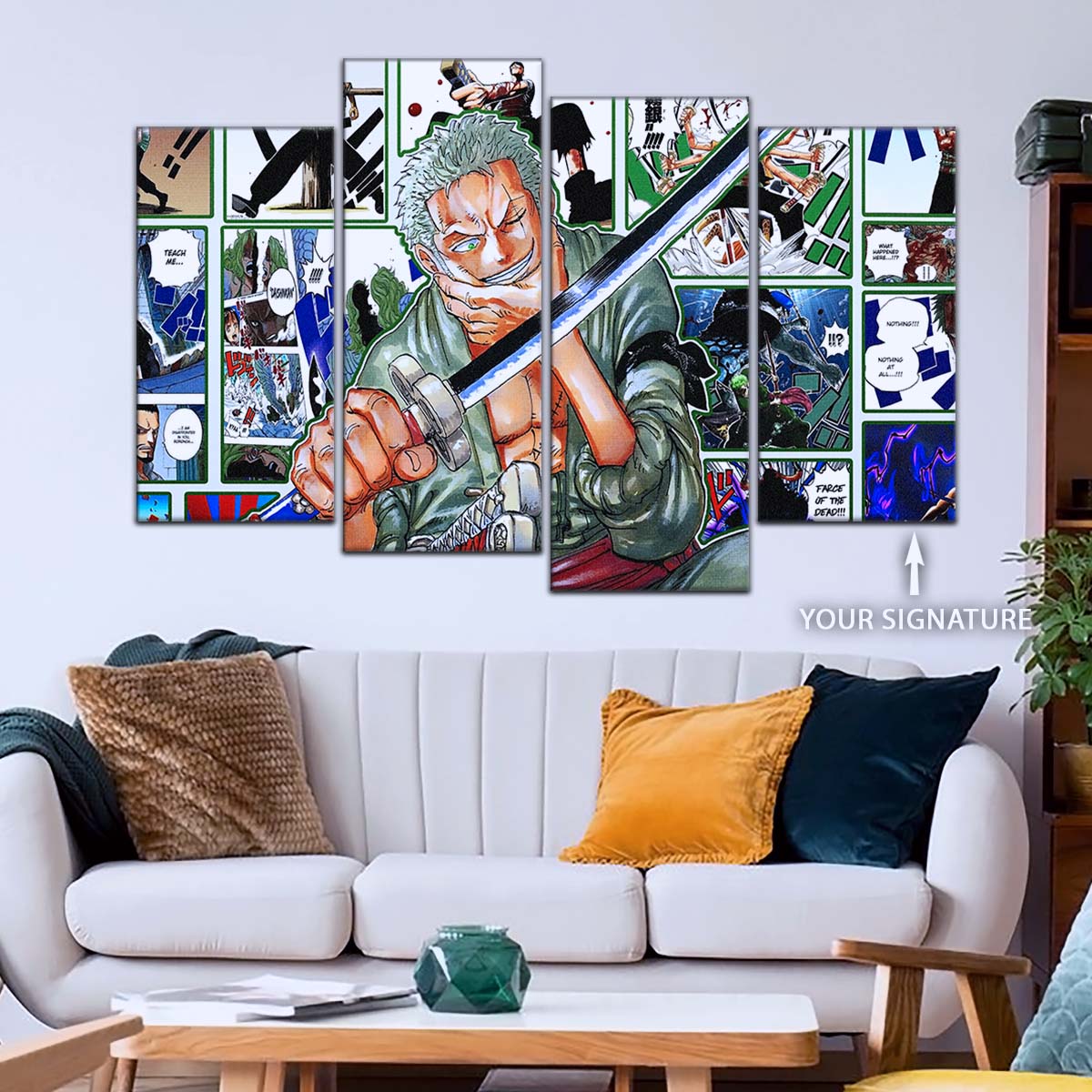 One Piece Wall Art - OP5080 - Roronoa Zoro - One Piece Poster - One Piece Canvas