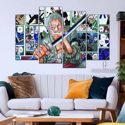One Piece Wall Art - OP5080 - Roronoa Zoro - One Piece Poster - One Piece Canvas