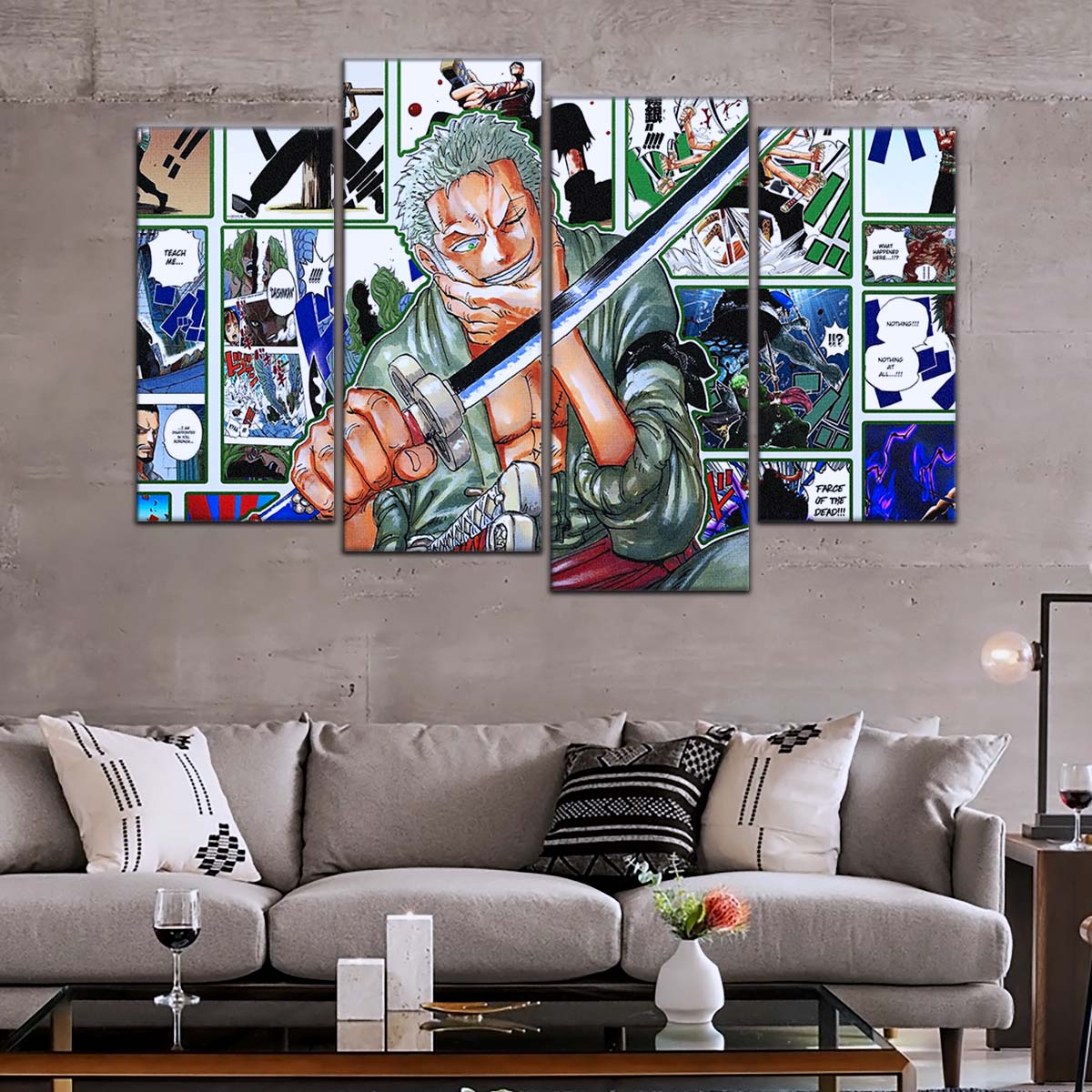 One Piece Wall Art - OP5080 - Roronoa Zoro - One Piece Poster - One Piece Canvas