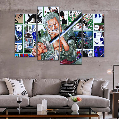 One Piece Wall Art - OP5080 - Roronoa Zoro - One Piece Poster - One Piece Canvas