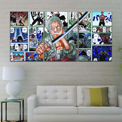 One Piece Wall Art - OP5080 - Roronoa Zoro - One Piece Poster - One Piece Canvas