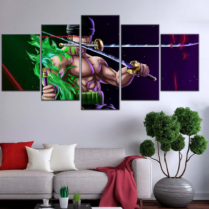 One Piece Wall Art - OP5081 - Roronoa Zoro - One Piece Poster - One Piece Canvas
