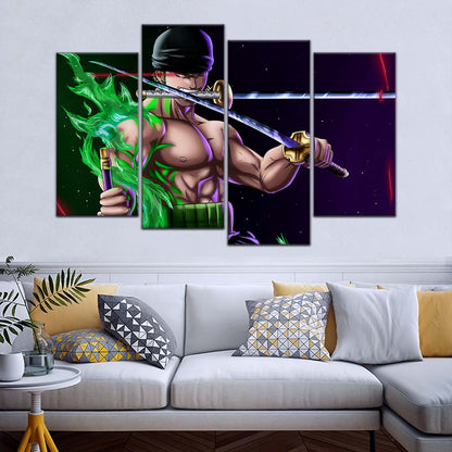 One Piece Wall Art - OP5081 - Roronoa Zoro - One Piece Poster - One Piece Canvas