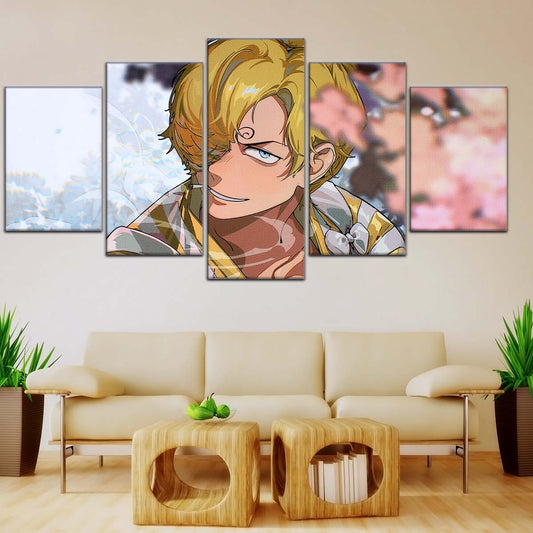 One Piece Wall Art - OP5086 - Sanji in Bloom Stunning - One Piece Poster - One Piece Canvas