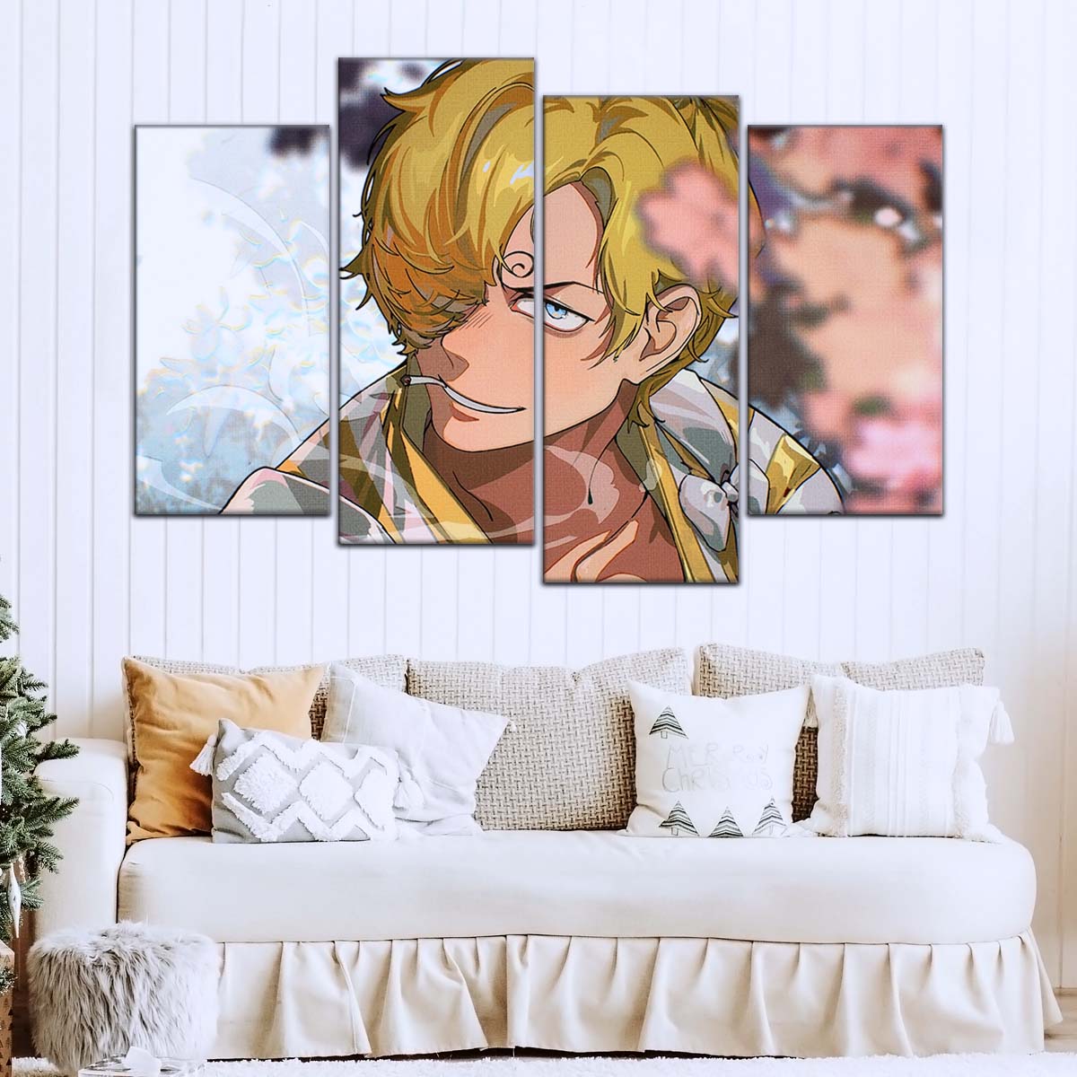 One Piece Wall Art - OP5086 - Sanji in Bloom Stunning - One Piece Poster - One Piece Canvas