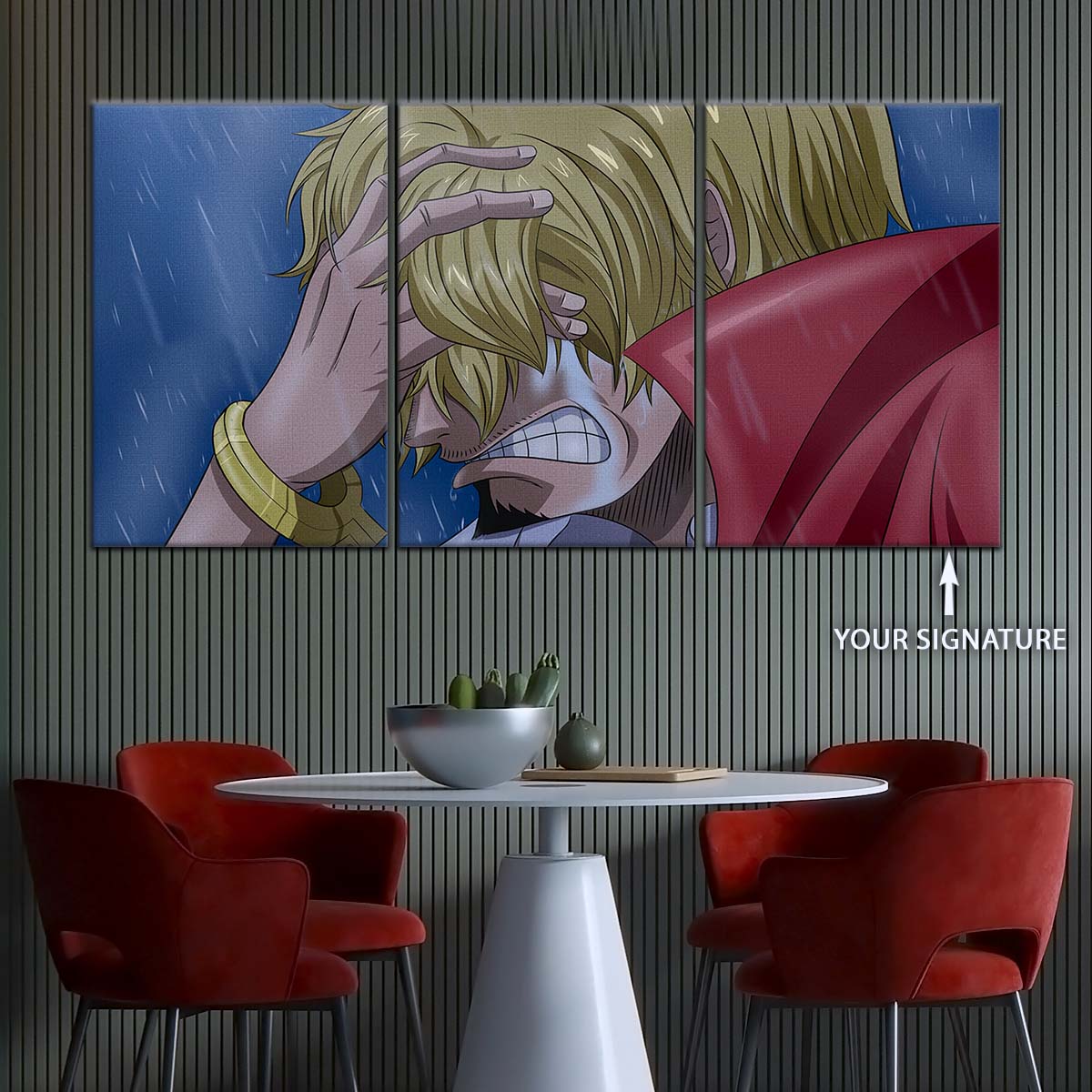 One Piece Wall Art - OP5088 - Sanji Whole Cake - One Piece Poster - One Piece Canvas
