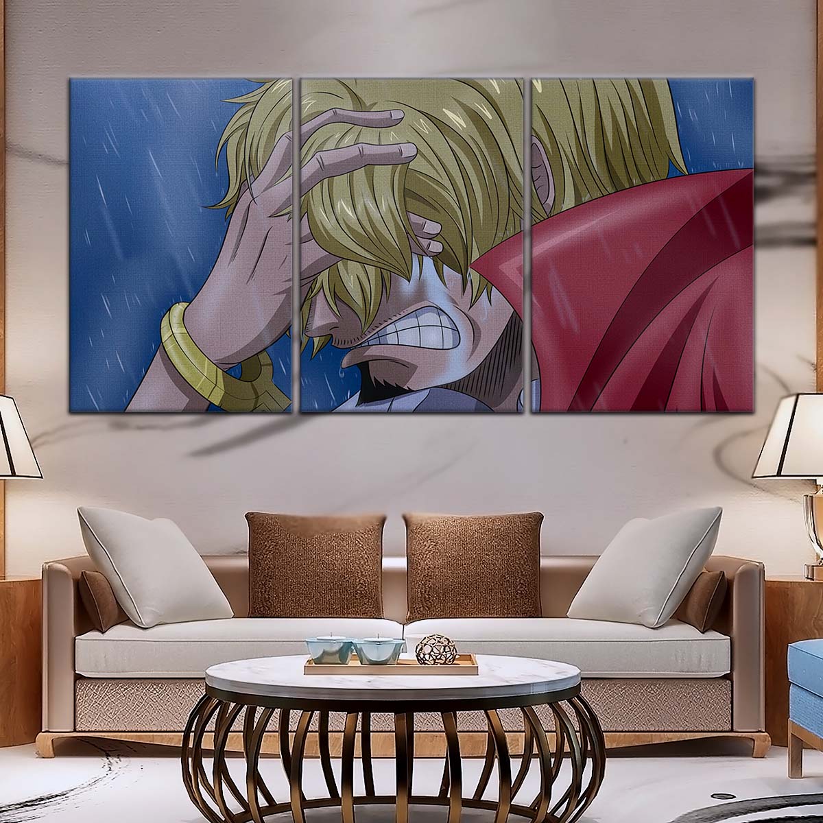 One Piece Wall Art - OP5088 - Sanji Whole Cake - One Piece Poster - One Piece Canvas