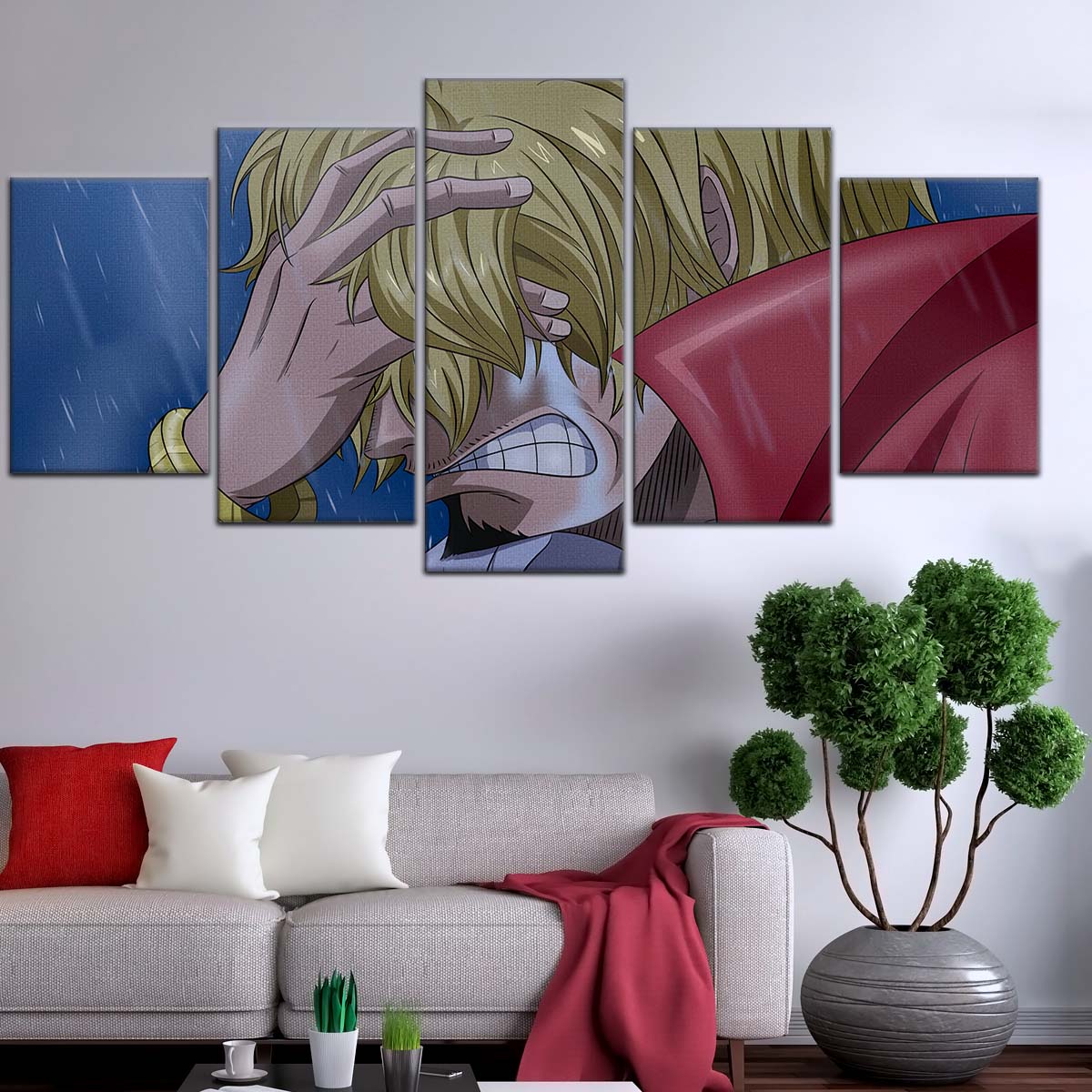 One Piece Wall Art - OP5088 - Sanji Whole Cake - One Piece Poster - One Piece Canvas