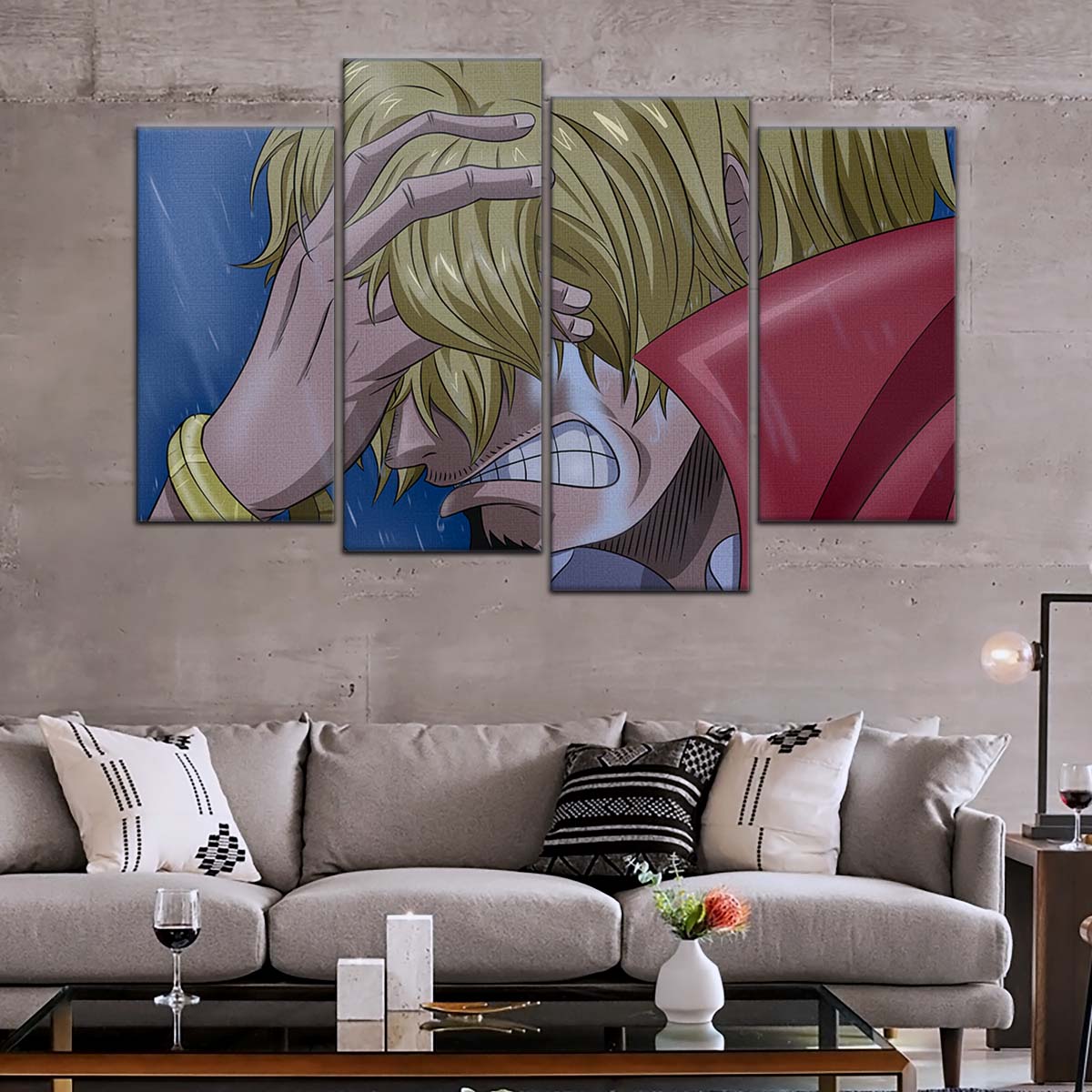 One Piece Wall Art - OP5088 - Sanji Whole Cake - One Piece Poster - One Piece Canvas