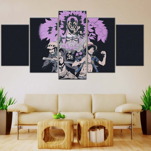 One Piece Wall Art - OP5097 - Monkey D. Luffy - Trafalgar Law - Donquixote Doflamingo - One Piece Poster - One Piece Canvas