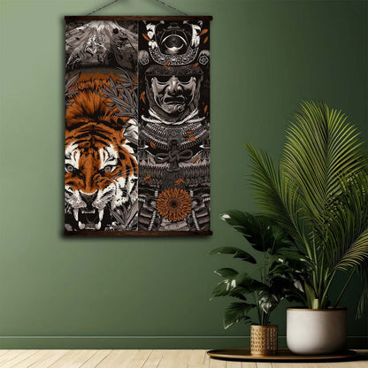 Samurai Wall Art - Samurai Poster - Samurai Canvas - Samurai - SA032 - Vertical Poster - Vertical Canvas