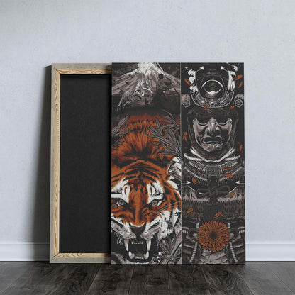 Samurai Wall Art - Samurai Poster - Samurai Canvas - Samurai - SA032 - Vertical Poster - Vertical Canvas