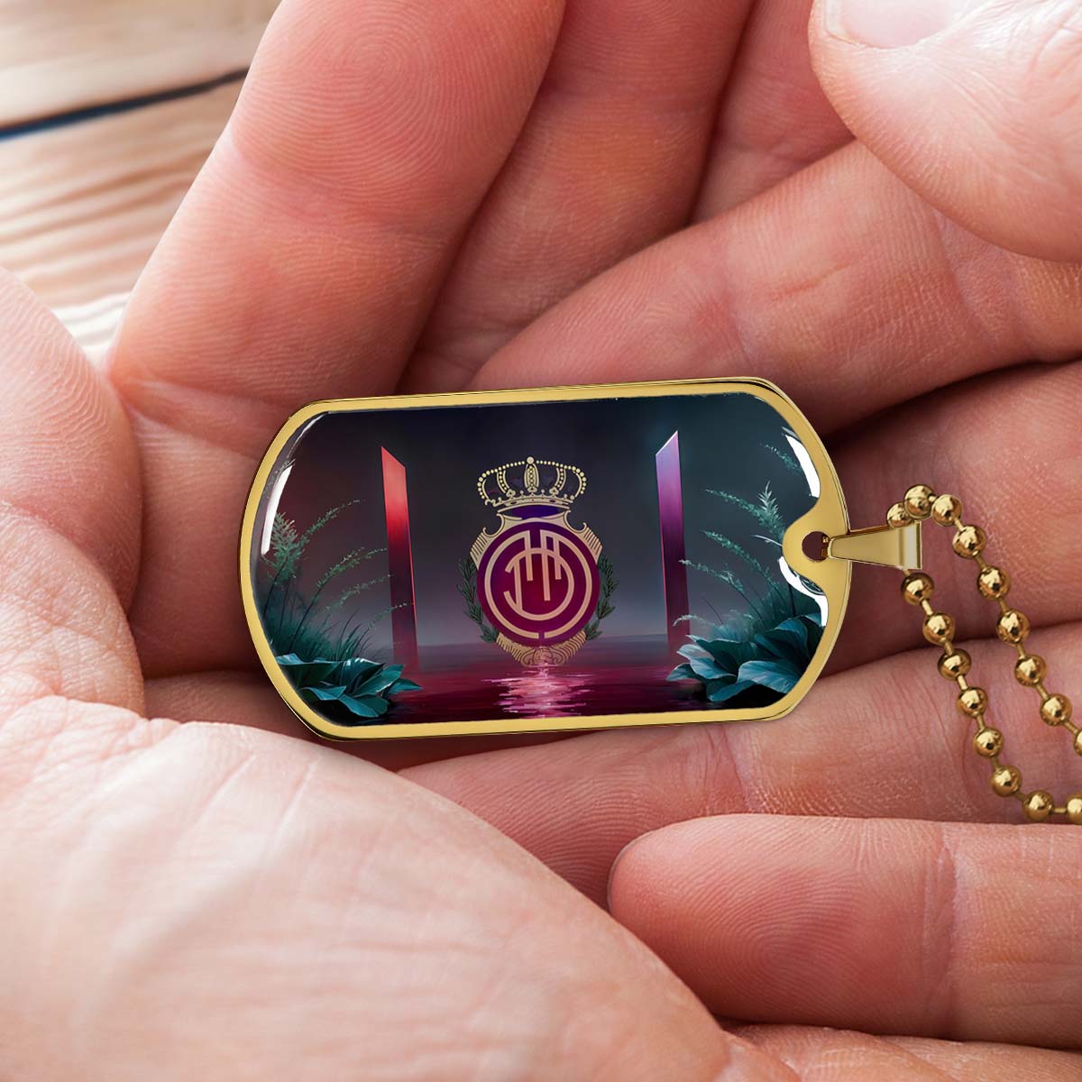 Soccer - SCD031 - RCD Mallorca - Soccer Dog Tag - Military Ball Chain - Luxury Dog Tag