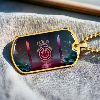 Soccer - SCD031 - RCD Mallorca - Soccer Dog Tag - Military Ball Chain - Luxury Dog Tag