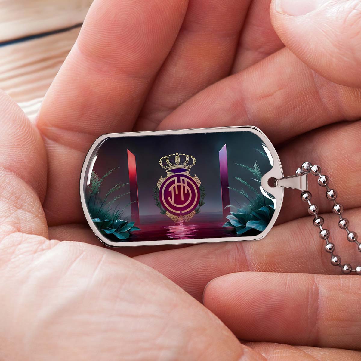 Soccer - SCD031 - RCD Mallorca - Soccer Dog Tag - Military Ball Chain - Luxury Dog Tag