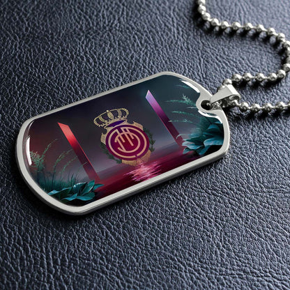 Soccer - SCD031 - RCD Mallorca - Soccer Dog Tag - Military Ball Chain - Luxury Dog Tag