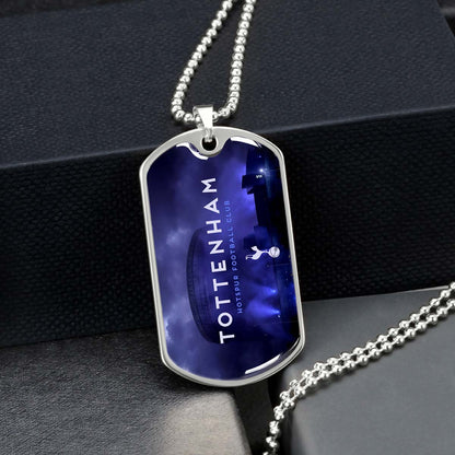 Soccer - SCD034 - Tottenham Hotspur F.C - Soccer Dog Tag - Military Ball Chain - Luxury Dog Tag