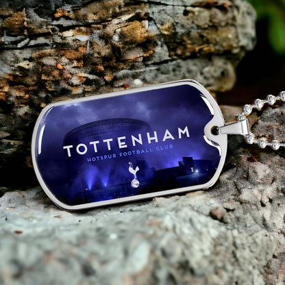 Soccer - SCD034 - Tottenham Hotspur F.C - Soccer Dog Tag - Military Ball Chain - Luxury Dog Tag