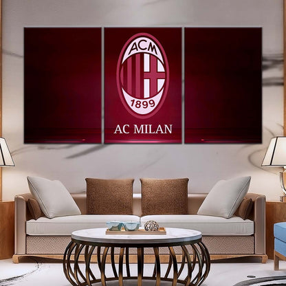 Soccer Canvas Wall Art - FB5029 - AC Milan