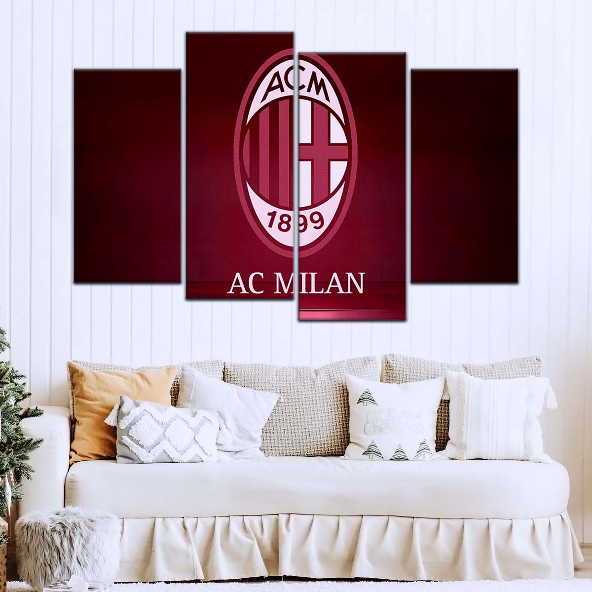 Soccer Canvas Wall Art - FB5029 - AC Milan