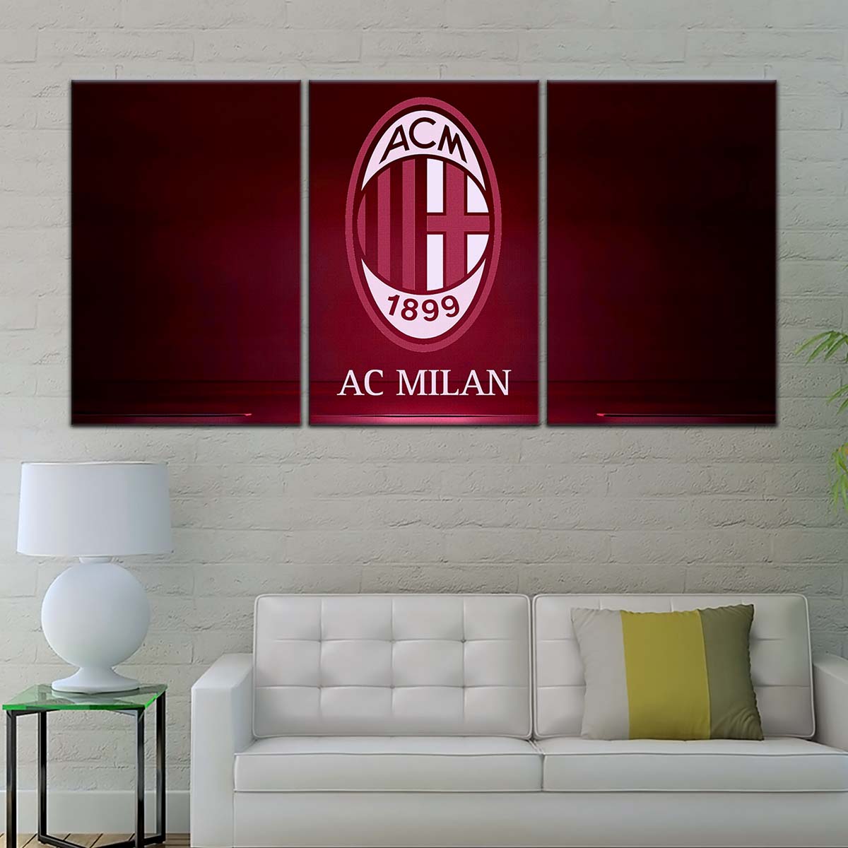 Soccer Canvas Wall Art - FB5029 - AC Milan