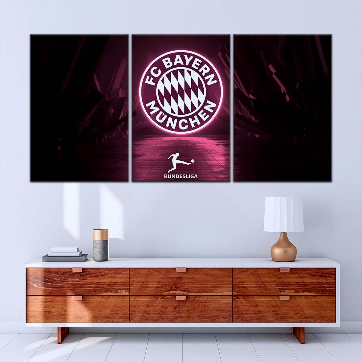 Soccer Canvas Wall Art - FB5030 - FC Bayern Munich