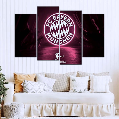 Soccer Canvas Wall Art - FB5030 - FC Bayern Munich