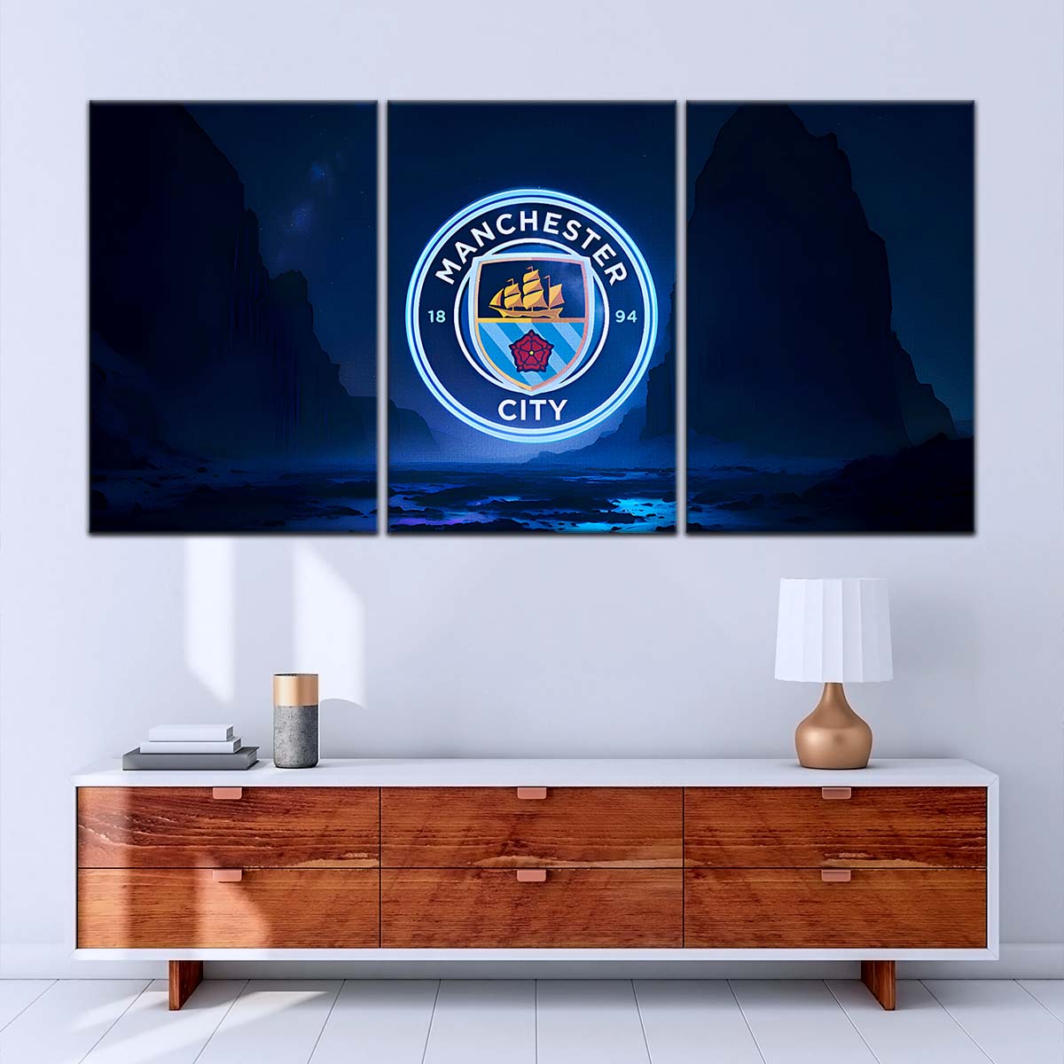Soccer Canvas Wall Art - FB5047 - Manchester City