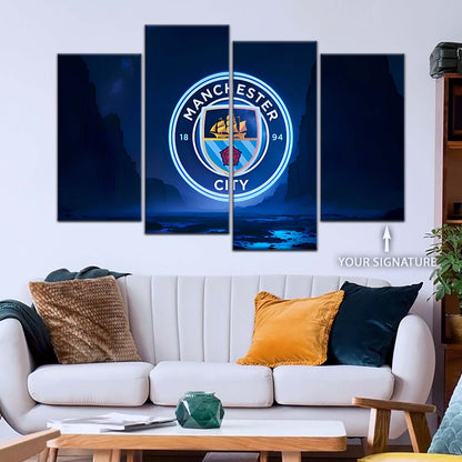 Soccer Canvas Wall Art - FB5047 - Manchester City