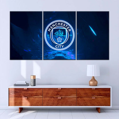 Soccer Canvas Wall Art - FB5050 - Ocean Manchester City FC