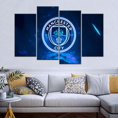 Soccer Canvas Wall Art - FB5050 - Ocean Manchester City FC