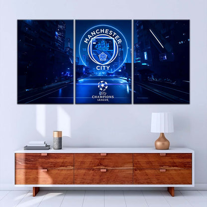 Soccer Canvas Wall Art - FB5051 - Winner Manchester City (2023)